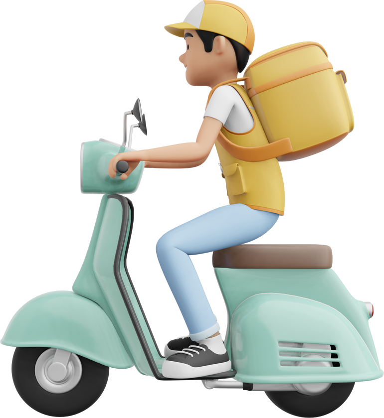 Delivery with Bag 1